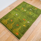 アマレ・97×62・緑・生命の樹・動物・玄関サイズ・使用イメージ画