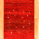 アマレ・207×72・赤色・鹿・木・廊下敷き・キッチンマット・真上画