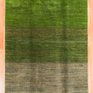 シャクルー・198×146・緑色・グラデーション・リビングサイズ・真上画