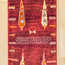 アマレ・137×51・糸杉・羊・麦・赤色・廊下敷き・かまちサイズ・真上画