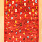 アマレ・150×56・赤色・糸杉・羊・廊下敷き・かまちサイズ・真上画