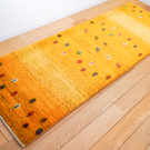 アマレ・164×55・黄色・糸杉・ラクダ・廊下敷き・かまちサイズ・使用イメージ画
