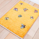 カシュクリ・60×42・黄色・蝶々・玄関サイズ・使用イメージ画