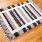 カシュクリ・98×68・茶色・白・原毛・木・玄関サイズ・使用イメージ画