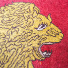 オールドライオン・121×82・赤色・ライオン・玄関マット・アップ画