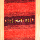 カシュクリ・160×55・赤色・鹿・木・糸杉・グラデーション・廊下敷き・かまちサイズ・真上画
