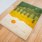 アマレランドスケープ・88×65・緑・風景画・玄関サイズ・使用イメージ画