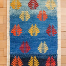 アマレ・90×62・青・生命の樹・植物・玄関サイズ・真上画