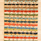 アマレ・93×62・カラフル・羊・ヤギ・木・玄関マットサイズ・真上画
