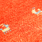 アマレ・88×58・赤色・シンプル・木・鹿・玄関マットサイズ・アップ画