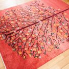 カシュクリランドスケープ・199×160・赤色・ザクロの木・リビングサイズ・使用イメージ画