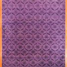 イスファハンコレクション・紫色・総柄・大型ルームサイズ・真上画