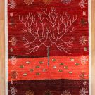 アマレ・赤色・生命の樹・羊・リビングサイズ・真上画