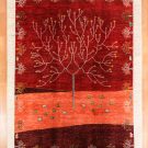 アマレ・生命の樹・羊・赤色・リビングサイズ・真上画