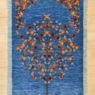 ルリバフ・青色・ザクロの木・玄関サイズ・真上画