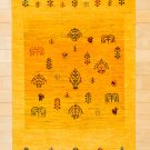 アマレ・黄色・生命の樹・枝垂れ柳・鳥・玄関サイズ・真上画