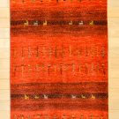 アマレ・赤色・鹿・生命の樹・グラデーション・玄関サイズ・真上画
