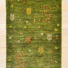 アマレ・黄緑色・生命の樹・鹿・玄関サイズ・真上画