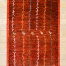 アマレ・赤色・木・鳥・玄関サイズ・真上画