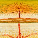 アマレ・生命の樹・グラデーション・オレンジ色・黄緑色・玄関サイズ・アップ画