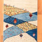 カシュクリ・90×58・原毛・白・糸杉・生命の樹・玄関マットサイズ・真上画