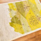 アマレ・原毛・黄色・生命の樹・風景・センターラグサイズ・使用イメージ画