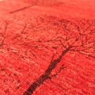 カシュクリ・赤・生命の樹・センターラグサイズ・アップ画